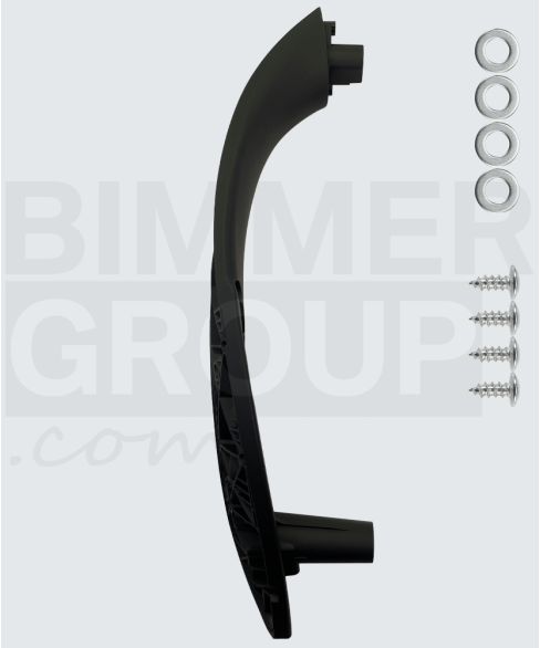Must juhipoolne ukselink BMW 3. seeria, 4. seeria, M3, M4 jaoks (F30/F31/F32/F33/F34/F36 F80/F82/F83)
