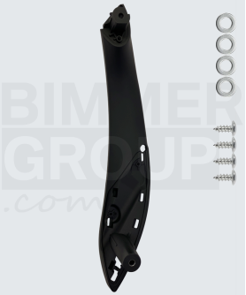 Must, kaassõitjapoolne ukselink BMW 3. seeria, 4. seeria, M3, M4 (F30/F31/F32/F33/F34/F36, F80/F82/F83) jaoks