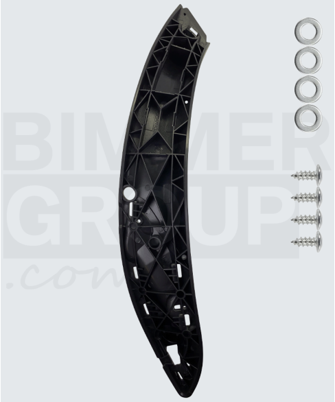 Must, kaassõitjapoolne ukselink BMW 3. seeria, 4. seeria, M3, M4 (F30/F31/F32/F33/F34/F36, F80/F82/F83) jaoks